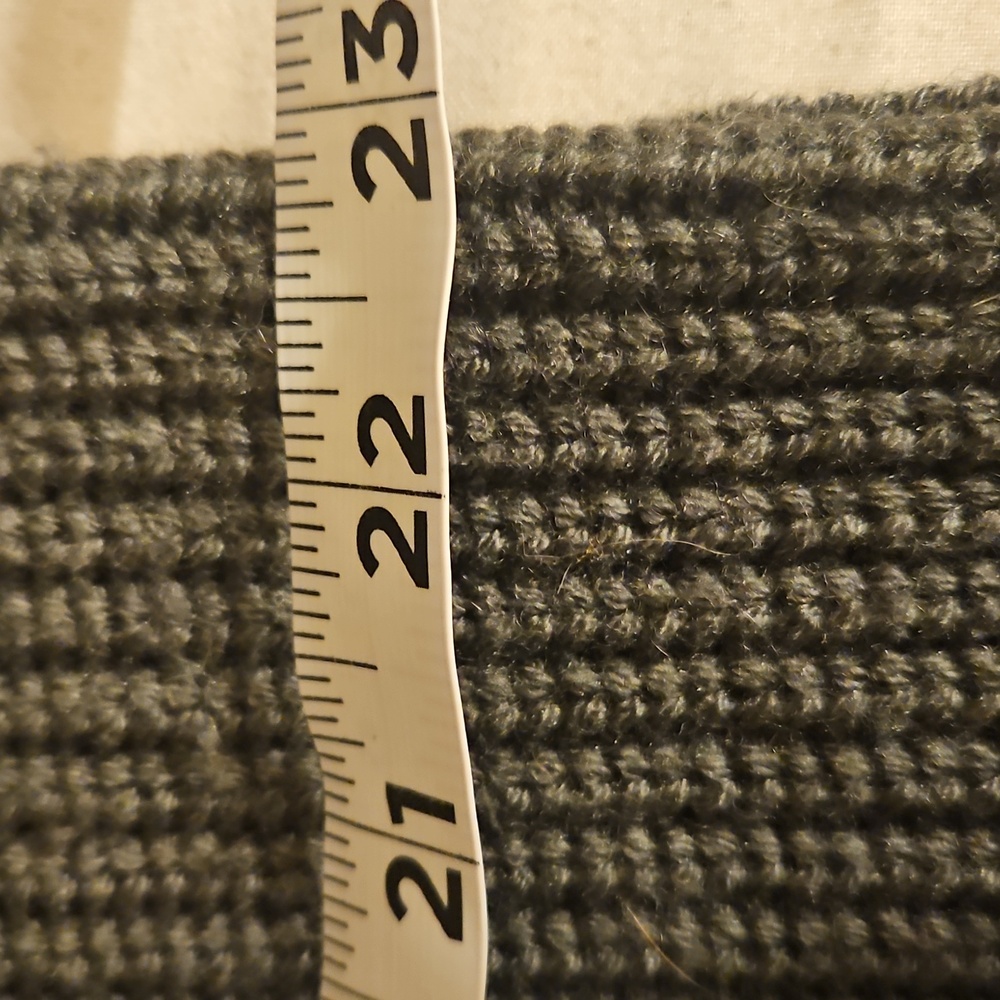 Skies Are Blue Curvy 1X Olive Green Ribbed Sweater Mustard Accents Fall Knit - Picture 8 of 15